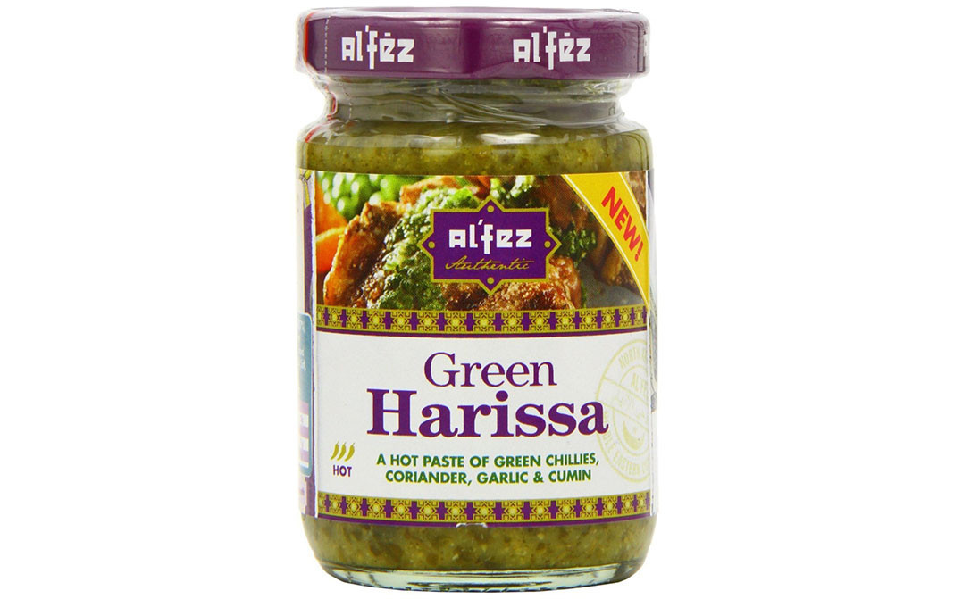 Al'fez Green Harissa    Glass Jar  100 grams